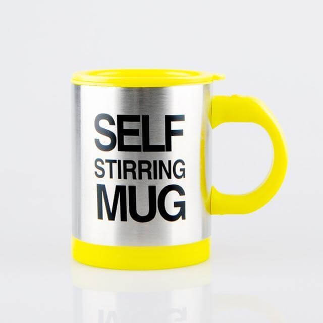 Self Stirring Mug With Lid