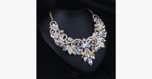 Shine Crystal Flower Necklace