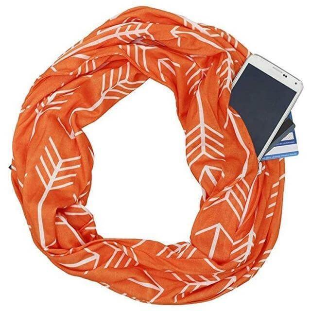 Sholdit Shimmer Convertible Infinity Scarf With Pocket