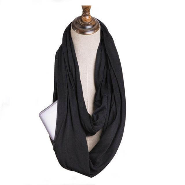 Sholdit Shimmer Convertible Infinity Scarf With Pocket