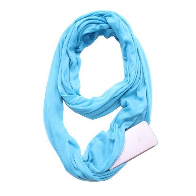 Sholdit Shimmer Convertible Infinity Scarf With Pocket