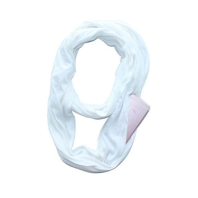 Sholdit Shimmer Convertible Infinity Scarf With Pocket