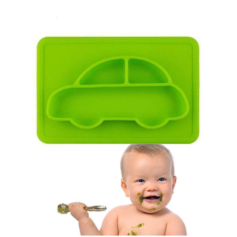 Silicone Baby Plate Toddler Plate Non Slip Suction No Mess