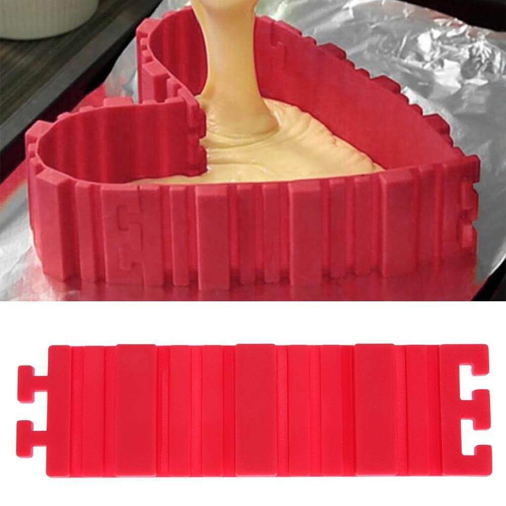 Silicone Cake Mold Any Shape Magic Diy Non Stick Bakeware 4 Pcs