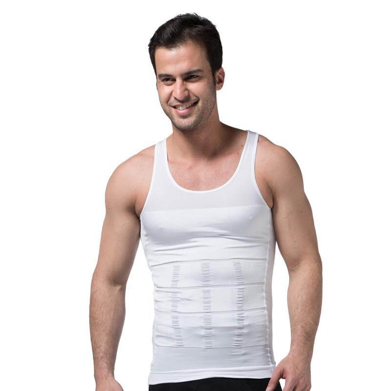 Slimming Undershirt Mens Corset Body Belly Shaper Vest