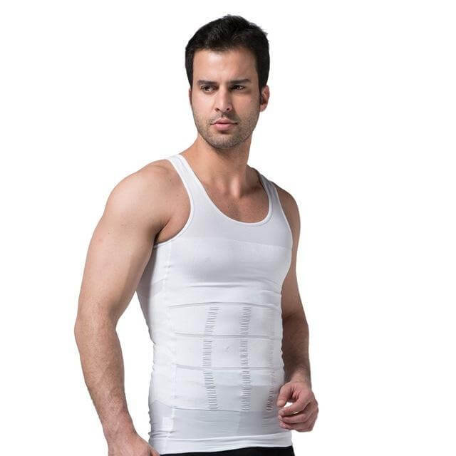 Slimming Undershirt Mens Corset Body Belly Shaper Vest