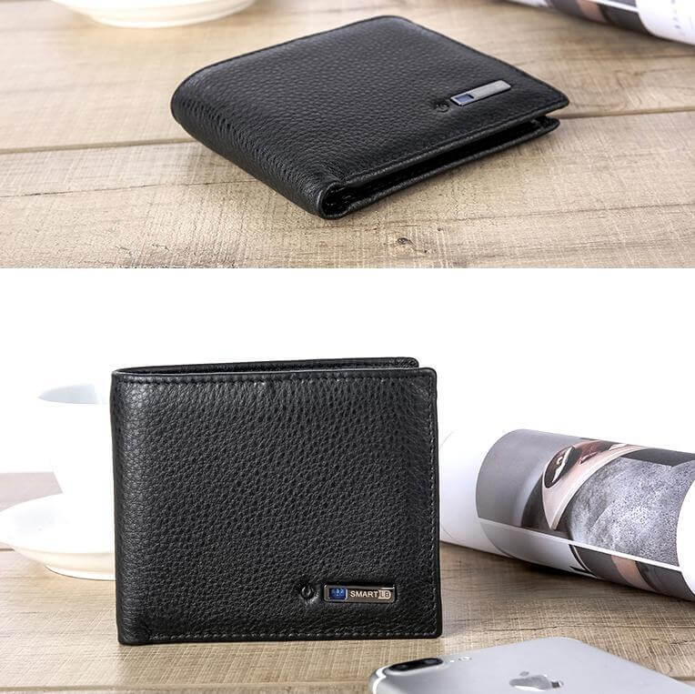 Smart Wallet Anti Theft Bluetooth Anti Lost Leather Wallet