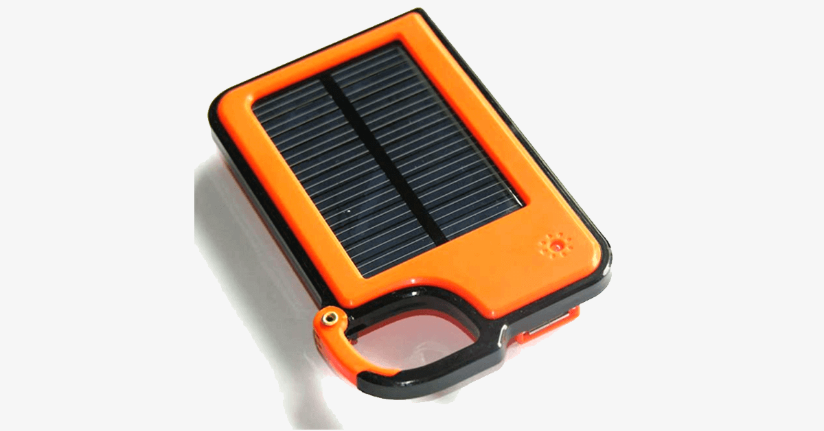 Smartphone Clip On Solar Charger Assorted Colors