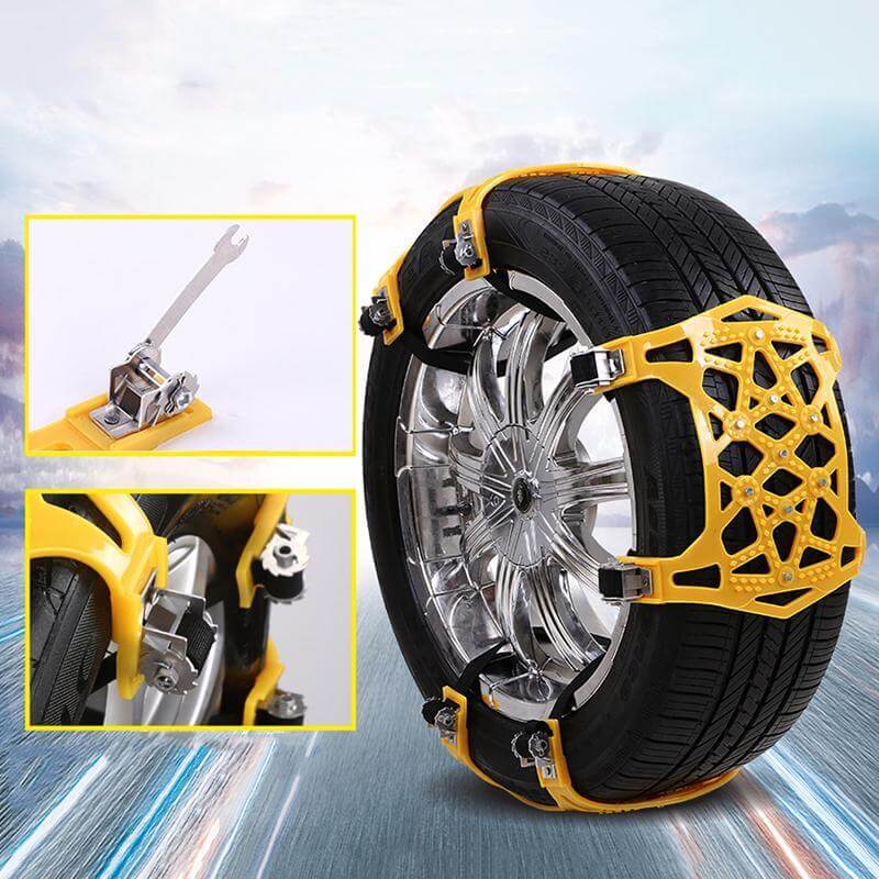 Snow Tire Chains 3Pcs Anti Snow Chains For Car Tire Chain