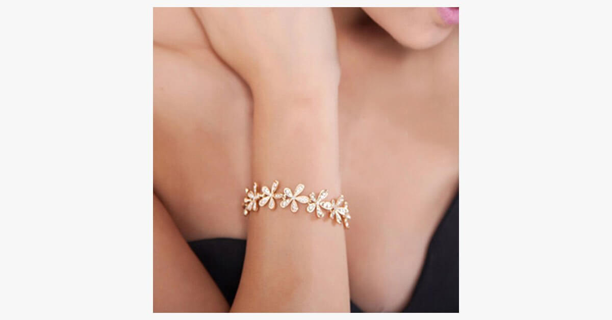 Snowflake Crystal Bracelet