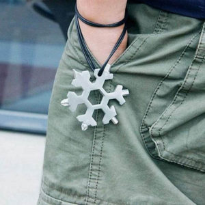 Snowflake Keychain Multitool