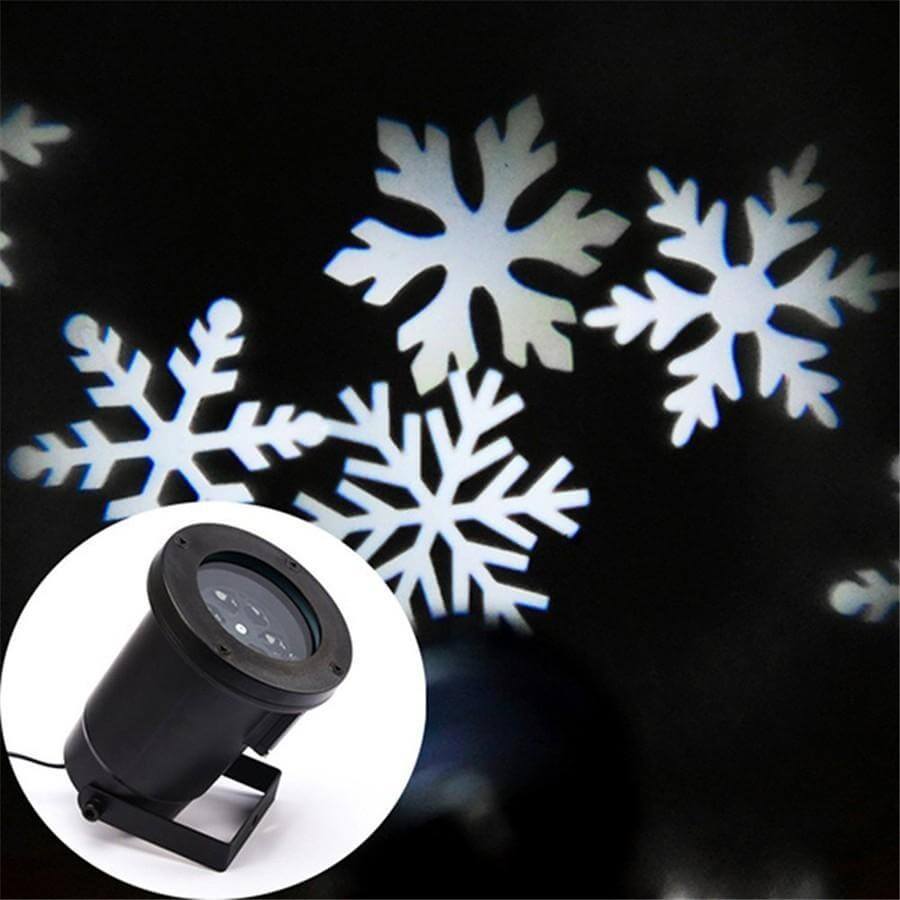 Snowflake Projector Lights Led Christmas Light Moving Snowflake