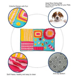 Snuffle Mat Dogs Puppy Games Training Mat Pet Activity Blanket