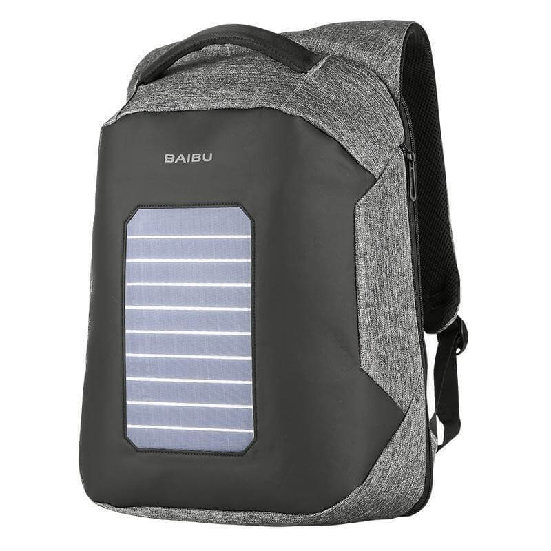 Solar Backpack Anti Theft Solar Panel Charger Bag