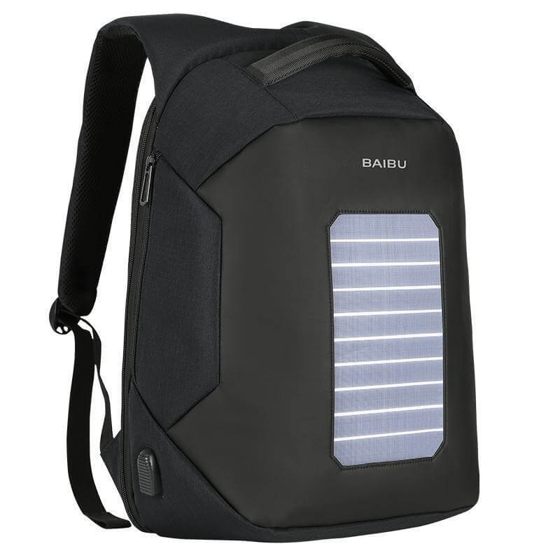 Solar Backpack Anti Theft Solar Panel Charger Bag