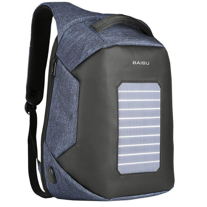 Solar Backpack Anti Theft Solar Panel Charger Bag