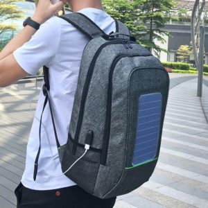 Solar Backpack Anti Theft Solar Panel Charger Bag