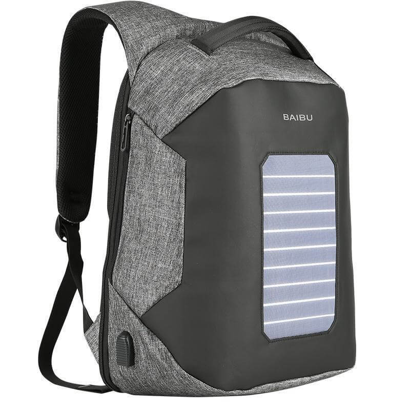 Solar Backpack Anti Theft Solar Panel Charger Bag