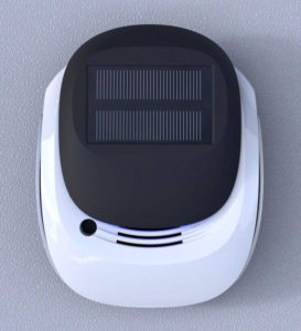 Solar Powered Car Air Ioniser Freshener To Remove Fatigue Odors