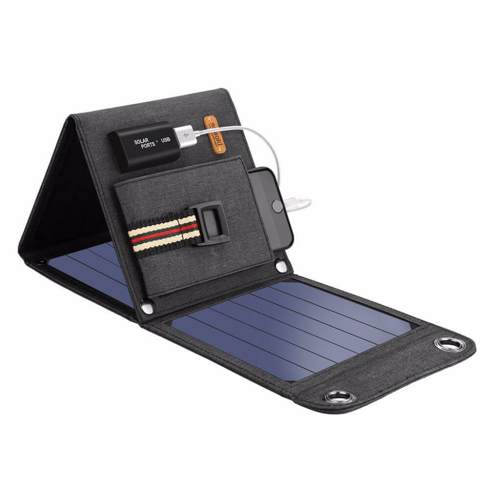 Solar Powered Phone Charger Solar Power Bank Portable Solar Charger
