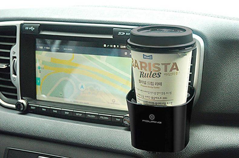 Solar Powered Smokeless Car Ashtray Cup Holder Perfect Addition To Your Car