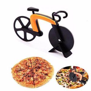 Stainless Steel Bicycle Shaped Pizza Cutter Slicer