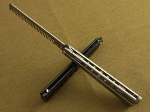 Stainless Steel Butterfly Knife Comb Also An Outdoor Camping Practice Comb Knife Without Blades