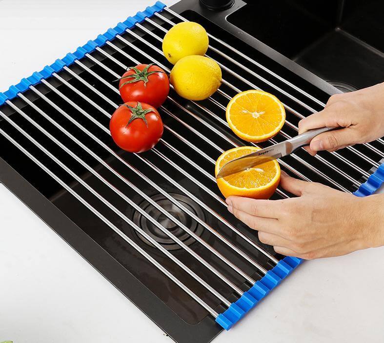 Stainless Steel Foldable Detachable Drain Rack Your Kitchen Helper