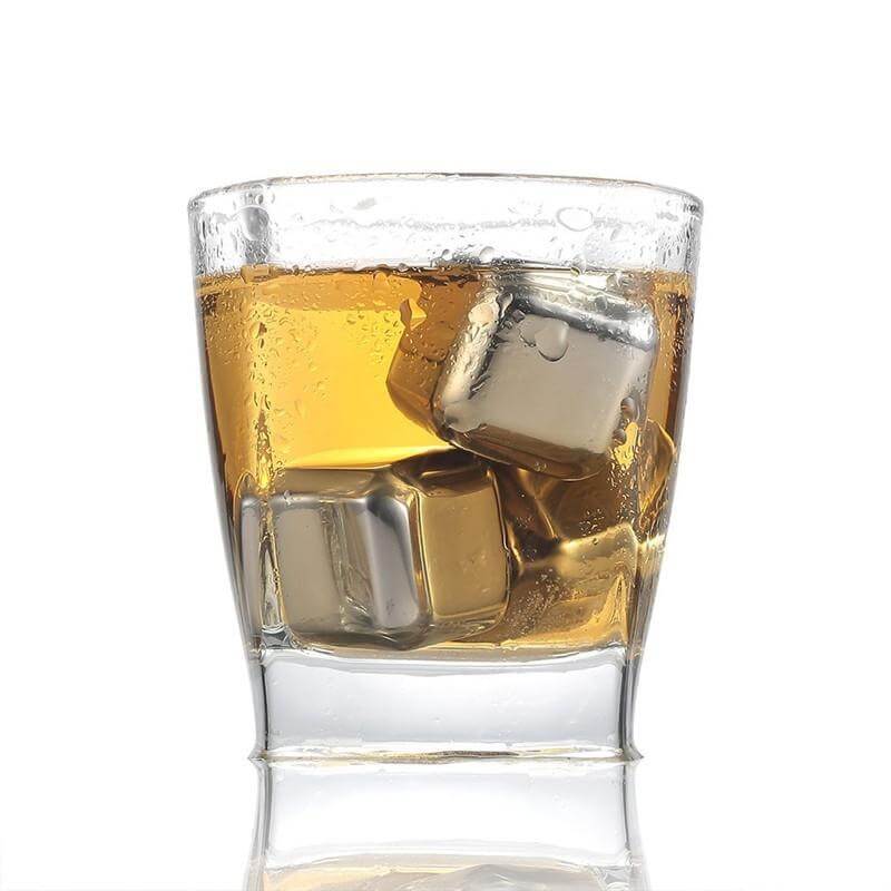 Stainless Steel Ice Cubes Metal Ice Cubes Reusable Whiskey Ice Cube