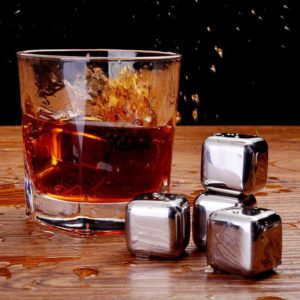 Stainless Steel Ice Cubes Metal Ice Cubes Reusable Whiskey Ice Cube