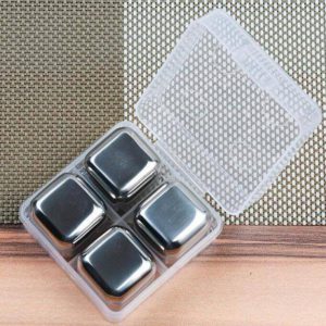 Stainless Steel Ice Cubes Metal Ice Cubes Reusable Whiskey Ice Cube