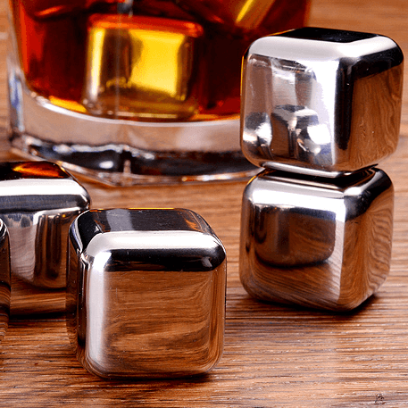 Stainless Steel Ice Cubes Metal Ice Cubes Reusable Whiskey Ice Cube