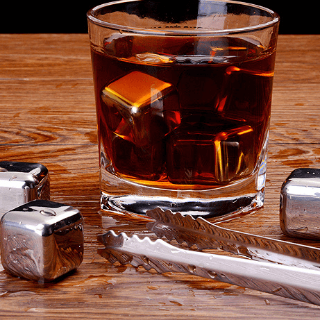 Stainless Steel Ice Cubes Metal Ice Cubes Reusable Whiskey Ice Cube