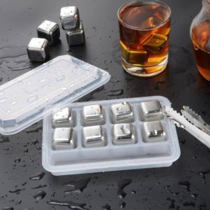 Stainless Steel Ice Cubes Reusable Chilling Stones