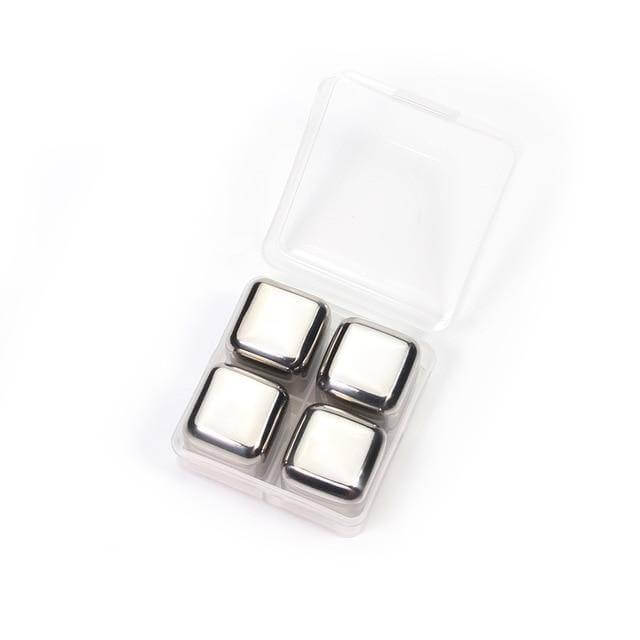 Stainless Steel Ice Cubes Reusable Chilling Stones