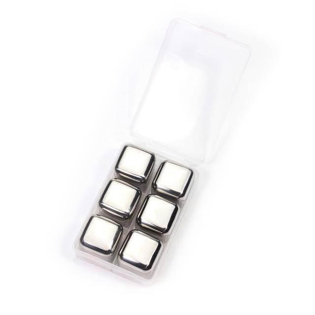 Stainless Steel Ice Cubes Reusable Chilling Stones