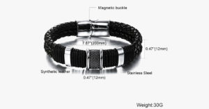 Stainless Steel Magnetic Clasps Bracelet