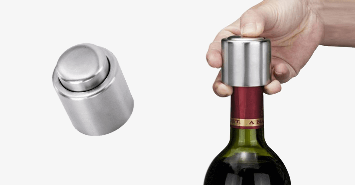 Stainless Steel Vacuum Wine Sealer