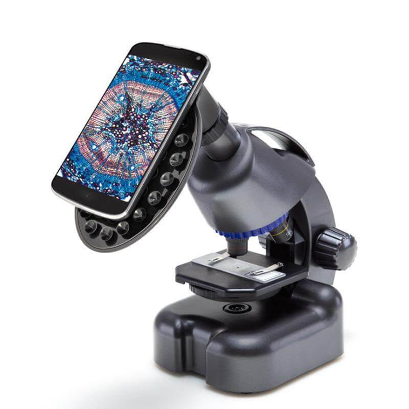 Step Into The Miniature World With Intuitively Simple Smartphone Connected Microscope