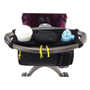 Stroller Organizer Bag Stroller Caddy Baby Bottle Phone Wipe Holder