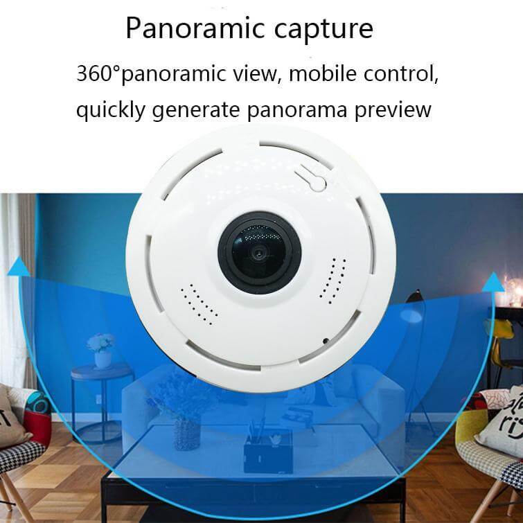 Surveillance Camera 360 Fisheye Panoramic Ip Camera Home Security