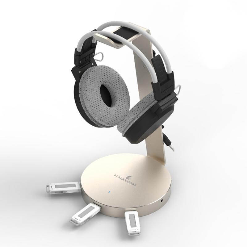 The Amazing 3 Port Usb3 0 Hub With Headphone Stand