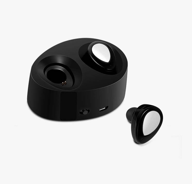 The Real Dual Channel Stereo In Ear Wireless Earbuds With Charging Case