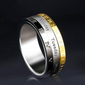 The Titanium Steel Multi Layer Rotating Ring Stylish And A Little Fun