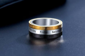 The Titanium Steel Multi Layer Rotating Ring Stylish And A Little Fun