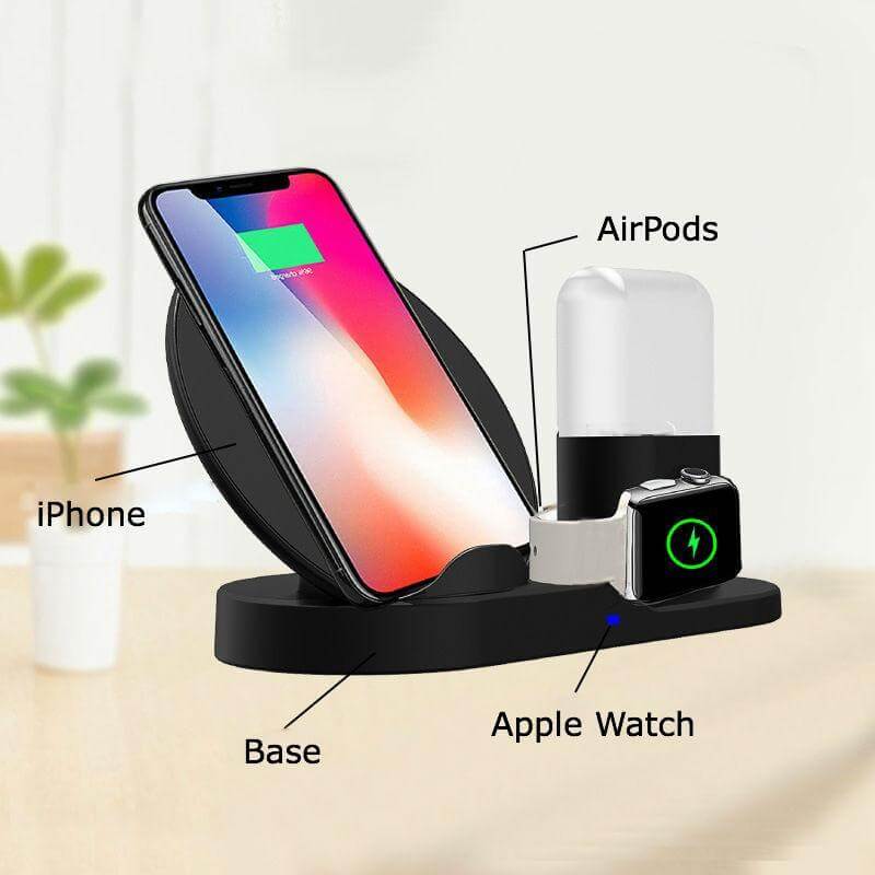 The Ultimate 3 In 1 Charge Station For Apple Users