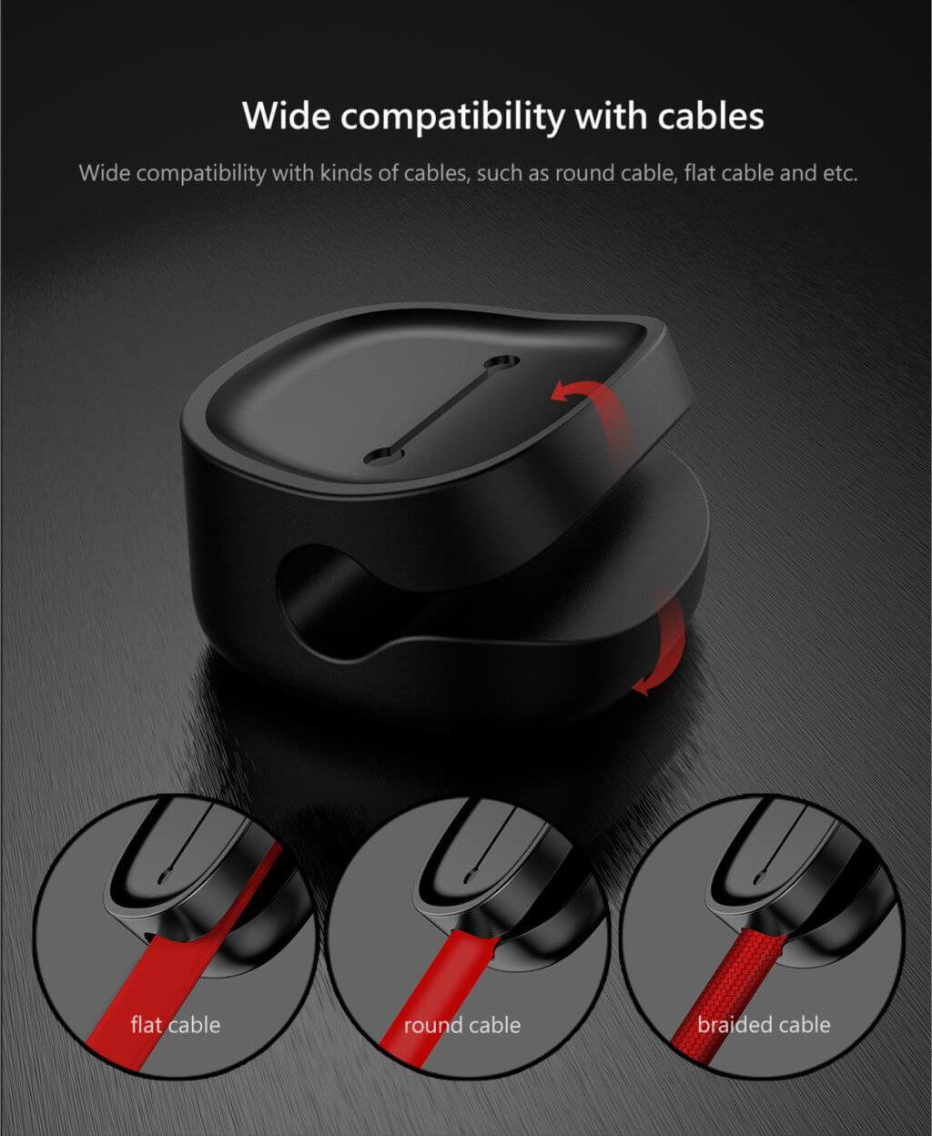 The Worlds Most Convenient Magnetic Cable Management Holder