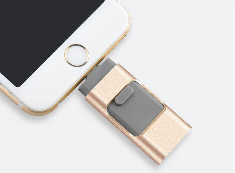 Three In One Usb Flash Drive Connect And Store Everything On A Single Piece