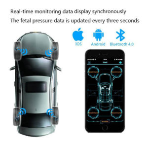 Tire Pressure Monitor Sensor Tpms Bluetooth Iphone Monitoring System