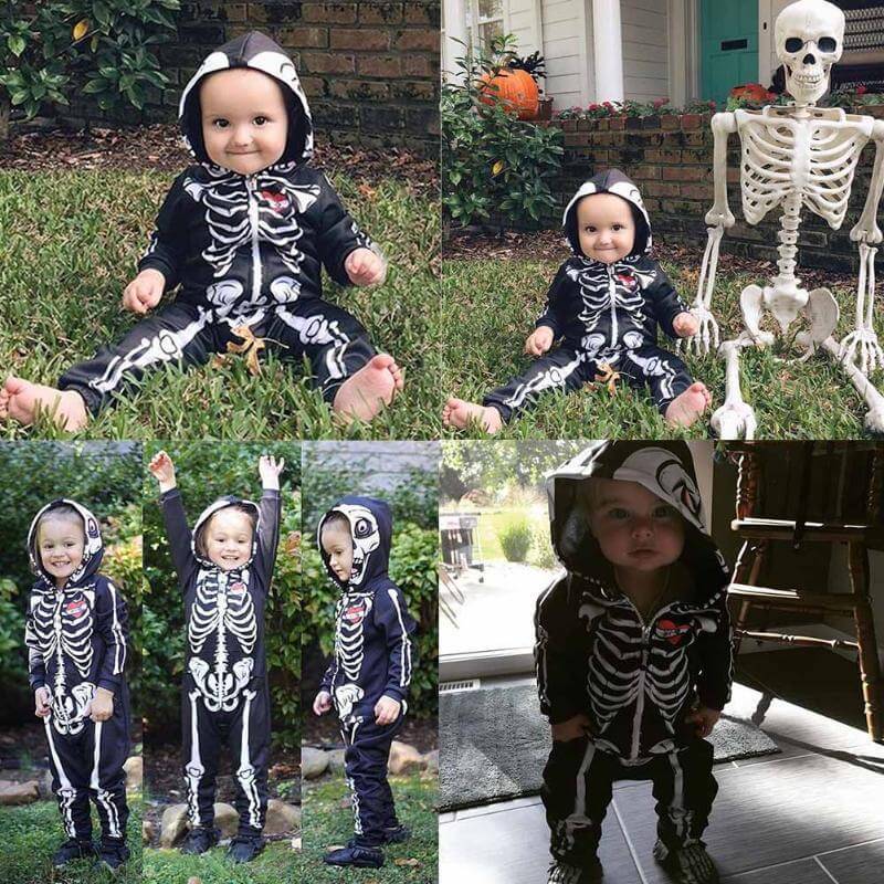 Toddler Infant Halloween Costumes Baby Halloween Costumes Skeleton